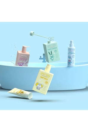 N Jill Çocuklar İçin Tamamen Doğal Saç ve Vücut Şampuanı (Pembe Kutu) - 300 ml