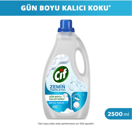 Zemin Temizleyici Beyaz Sabun 2500 ml