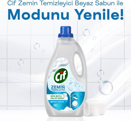 Zemin Temizleyici Beyaz Sabun 2500 ml