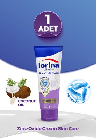SkinCare Çinko Oksitli Bariyer Kremi, 200 ml, Postbiyotik Destekli