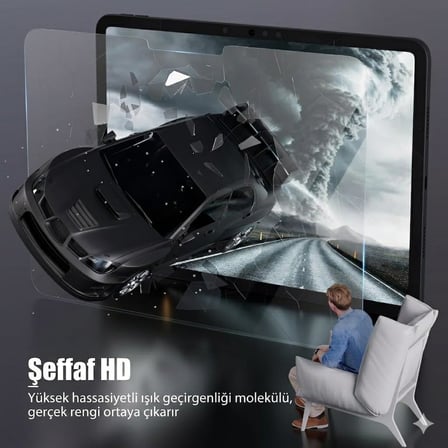 Samsung Galaxy Tab S11 İle Uyumlu Tablet Temperli Cam Ekran Koruyucu Kırılmaz Cam Koruma TBK-01