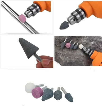 5 Parça Mini Taşlama Çapak Alma Oyma Şekil Verme Ahşap Metal Kalıpçı Seti Gravür Oyma Hobi Takımı caselka