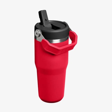 The IceFlow Flip Straw 2.0 0.41L Unisex Kırmızı Termos