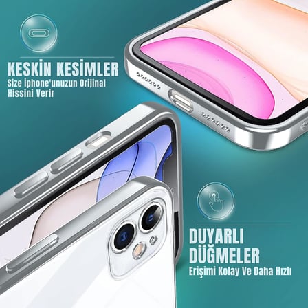 Redmi 12 İle Uyumlu Özel Tasarım Baskılı Kamera Korumalı Şeffaf Telefon Kılıfı