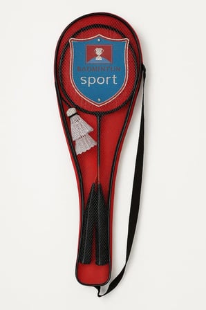 Çantalı Badminton Seti, 2 Raket, 3 Top, Mavi