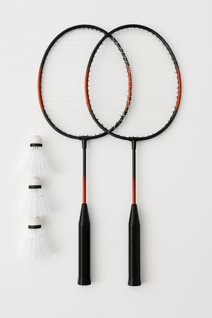 Çantalı Badminton Seti, 2 Raket, 3 Top, Mavi