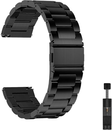 Huawei Uyumlu Premium Üç Bakla Paslanmaz Çelik Kordon - Huawei Watch GT6/GT6 Pro/GT5/GT5 Pro/GT4/Watch 4 Pro/GT3/GT3 Pro/GT2/GT2 Pro 46mm Uyumlu