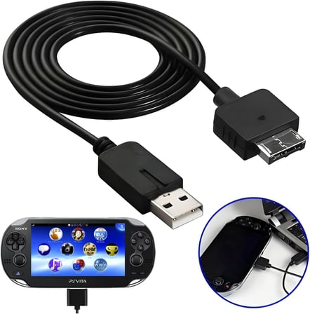 Şarj Ve Data Kablosu PlayStation Vita 1000 Fat Model Uyumlu USB Şarj Kablosu
