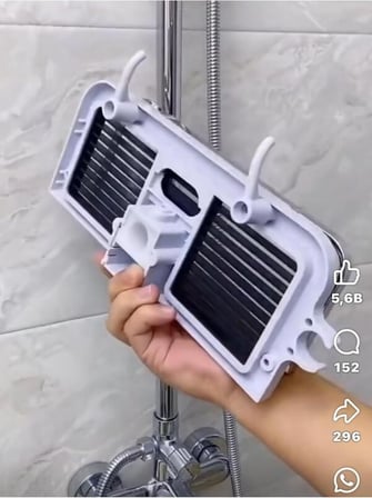 Robot Sürgülü Duş Sabunluğu Organizer