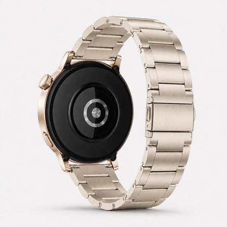 Huawei Watch GT3 42mm Ve GT2 42mm İle Uyumlu Katlanır Klipsli Paslanmaz Çelik Saat Kordonu