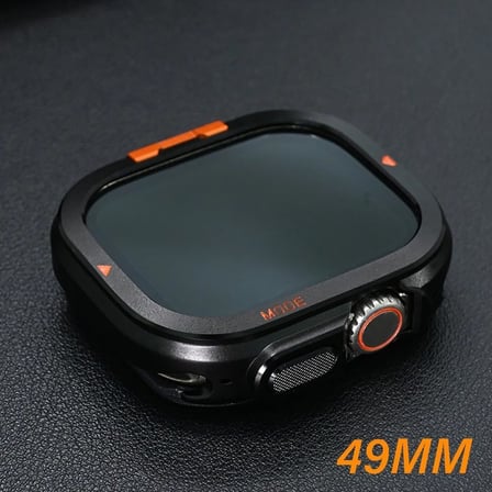 49 mm Metal Kasa + Curved Glass Kırılmaz Cam (SİYAH)