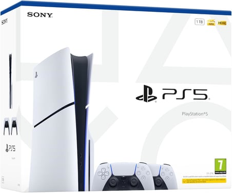 PlayStation 5 Konsol + DualSense Bundle, Çift kol (Bilkom - Resmi Distribütör Garantili)