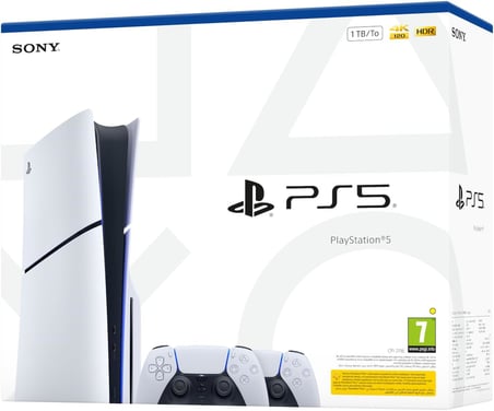 PlayStation 5 Konsol + DualSense Bundle, Çift kol (Bilkom - Resmi Distribütör Garantili)
