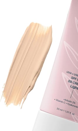 Sensual SPF50+ PA++++ Kapatıcı BB Krem Light 30 ml | Leke Karşıtı, Aydınlık Cilt Görünümü | UVA+UVB Koruma