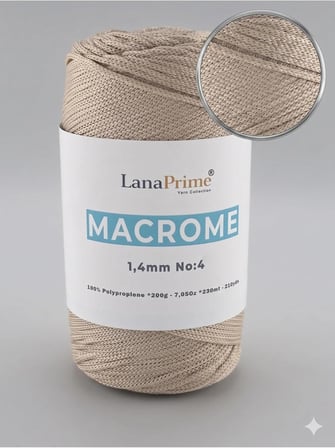 1.4mm No:4, 100% Polipropilen, 200g 230mt