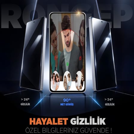 [Privacy-Glass] Samsung Galaxy A37 için Hayalet Ekran Koruyucu 9H Sertlik Anti-Static Temperli Cam A 37 Koruma Dokunma Hassasiyetli Darbe ve Çiziklere Karşı Samsung A37 Ekran Koruyucu