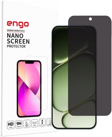 Oneplus Nord 6 İle Uyumlu Hayalet Ekran Koruyucu, Yandan Görünmeyen Anti-Spy Gizlilik (Privacy) Koruması, 9h Temperli Nano Kırılmaz Esnek Cam, Parlama Ve Parmak İzi Önleyici