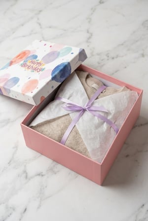 Günü Temalı Hediye Kutusu, Premium Karton Hediye Kutusu, 26x26x13 cm
