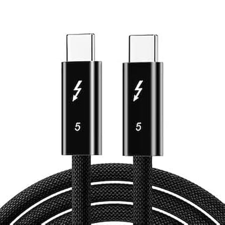 Type-C Kablo 240W PD Hızlı Şarj, 120Gbps Veri Aktarımı, 16K 60Hz Görüntü Desteği, E-Marker Akıllı Çipli, Thunderbolt 3/4/USB4 Geriye Uyumlulu Örgü Kablo