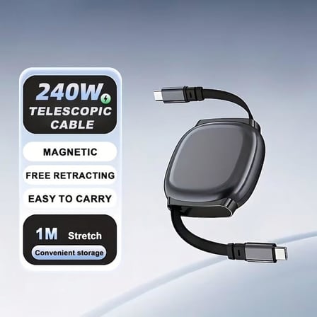 Type-C To Type-C Hızlı Şarj ve Data Kablosu Siyah YK-K181