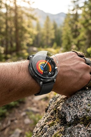 46mm ile Uyumlu Darbe Emici Temperli Cam Ekran Koruyucu