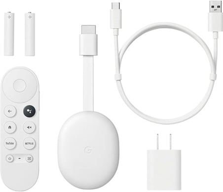 Chromecast TV HD, Kumandası ile, 2023 Model, Beyaz