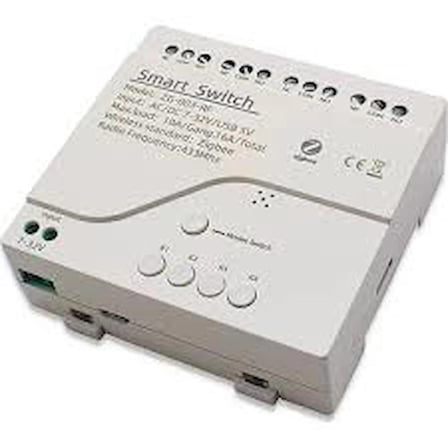 Tuya Zigbee 4CH RF433 Akıllı Anahtar Modülü