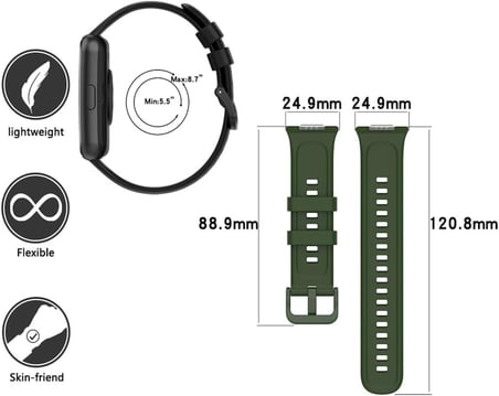 Huawei Watch Fit 2 ile uyumlu Saat Kayışı Ent Kaliteli Huawei Watch Fit 2 ile uyumlu Spor Saat Kontrast Renkli Lagniappe Silikon Kordon