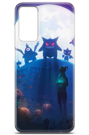 Samsung Galaxy M13 uyumlu Pokemon 12 UV Silikon Pokemon Cadılar Bayramı