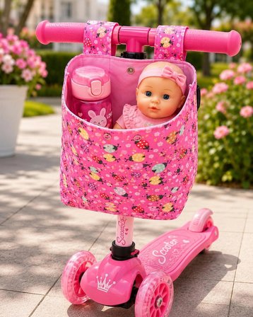 Uğur Böceği Çok Amaçlı Çocuk Scooter Ve Bisiklet Çantası (Yıkanabilir)