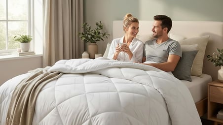 Çift Kişilik Mikrofiber Yorgan Ekstra Yumuşak Boncuk Elyaf 195x215 - Çift Kişilik Ekstra Yumuşaklık DuruClass Home