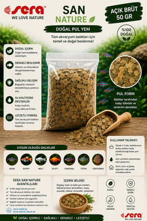 Sera San Nature 50 gr Brüt Açık