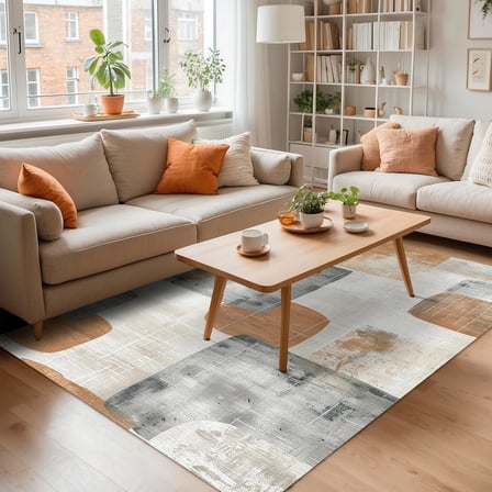 Elase Modern Şönil Kaymaz Doğal Pamuk Tabanlı Yıkanabilir Antibakteriyel Çevre Dostu Salon Halısı 160x230