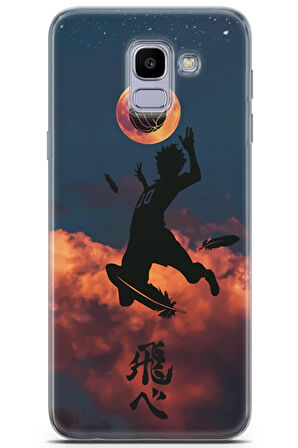 Samsung Galaxy J6 uyumlu Manga 9 HD Baskı Hinata Haikyuu