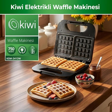KSM-2405K Siyah Çocuk Waffle Makinesi