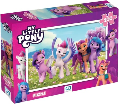 My Little Pony Lisanslı 200 Parça 33x48cm Çocuk Puzzle Yapboz Serisi