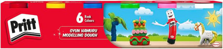 Pritt 6'lı Oyun Hamuru - 6x100g