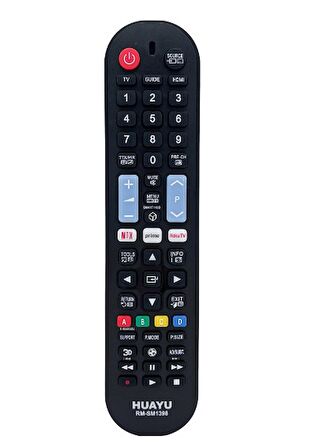HUAYU KL SAMSUNG RM-SM1398 NETFLIX- PRIME VIDEO TUŞLU UNIVERSAL LCD-LED TV KUMANDA