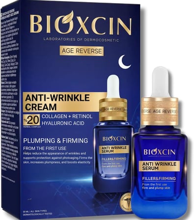 Age Reverse Gece Serumu 30 ml –%20 Retinol, Kolajen, Hyaluronik Asit ve Bitkisel Kompleks İçerikli – Kırışıklık Karşıtı ve Sıkılaştırıcı Cilt Serumu