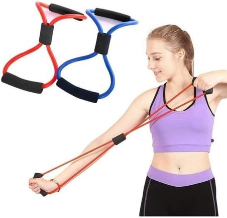Egzersiz Spor Plates Direnç Bantı Pilates Ipi Jimnastik Lastiği