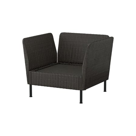 Tekli Bahçe Koltuğu, Koyu Gri, 98 cm, Mindersiz