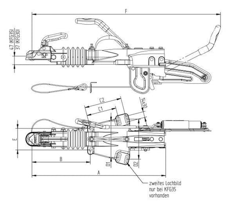 KNOTT 3500 KG FRENLİ KAPLİN