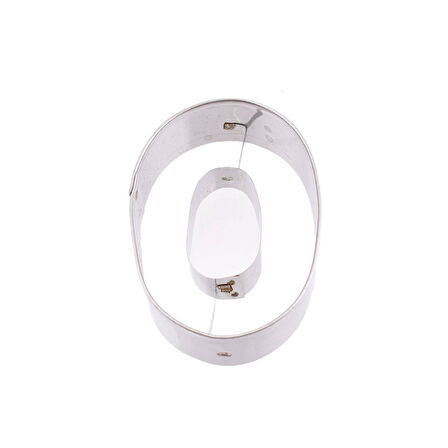 Kek Kurabiye Ve Pasta Kalıbı Metal O Harfİ Büyük Boy Alfabe 8.5 CM