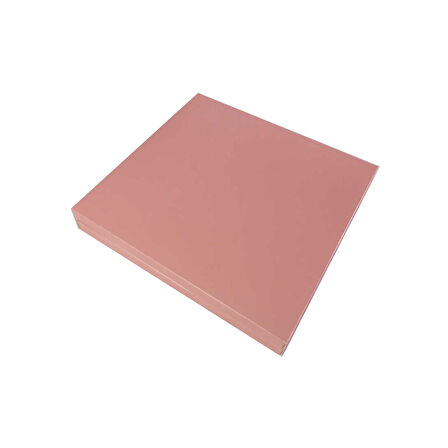 Karton Çikolata Kutusu 16&apos;lı Separatörlü 23.5 X 22.5 CM   Pembe