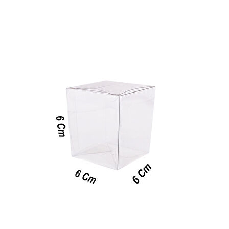 Asetat Kutu 6X6X6 CM (25 Adet)