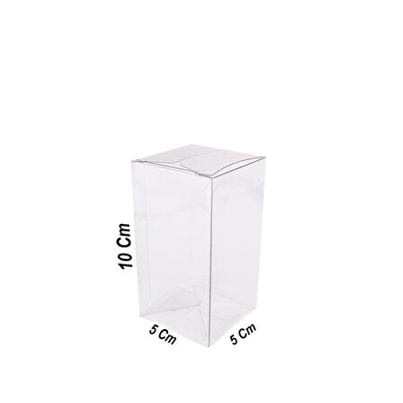 Asetat Kutu 5X5X10 CM (50 Adet)