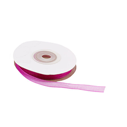 Organze Kurdele 20 MM (22 Metre)  Fuşya