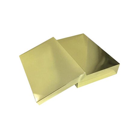 Komple Karton Kutu 26X40X7.5 CM (10 Adet)  Gold
