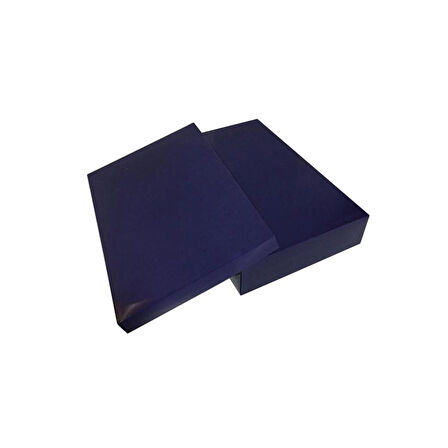 Komple Karton Kutu 26X40X7.5 CM (10 Adet)  Lacivert