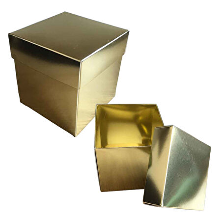 Komple Karton Kutu 10X10x10 (10 Adet )  Gold